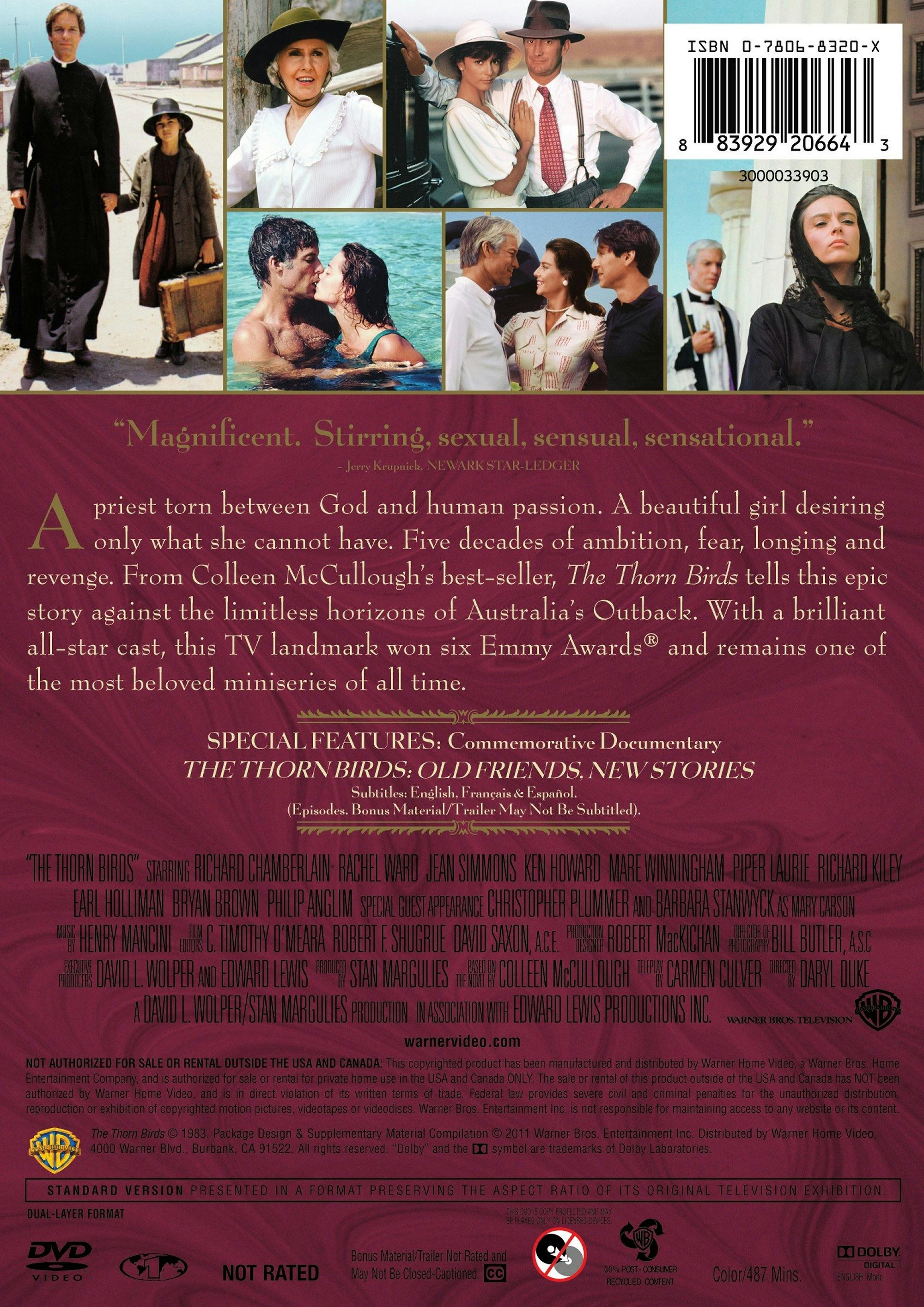 The Thorn Birds: The Complete Collection (Box Set) [DVD] – GRUV