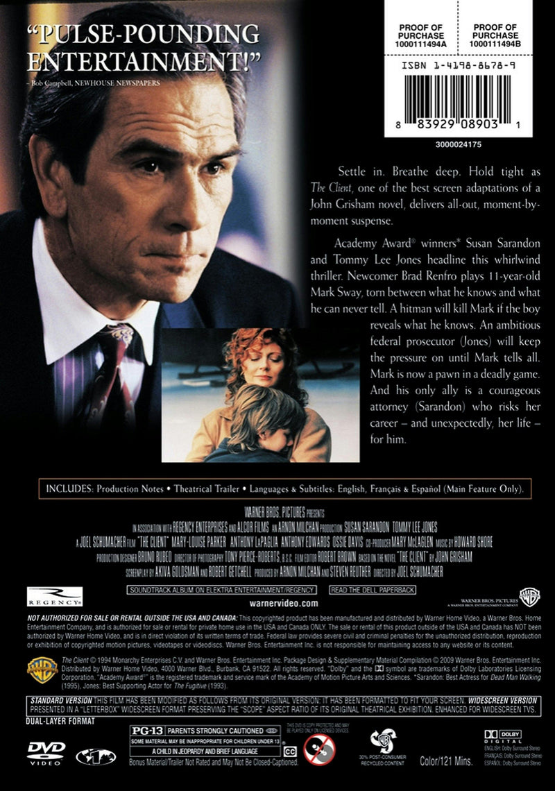 The Client (DVD New Packaging) [DVD]