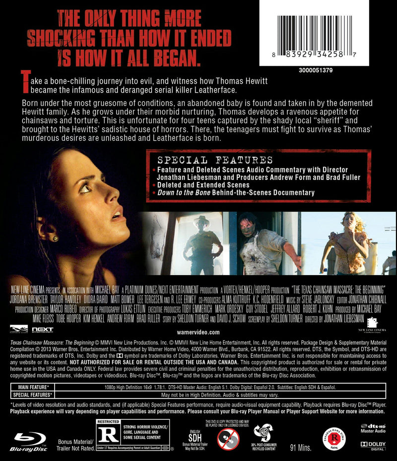 The Texas Chainsaw Massacre: The Beginning [Blu-ray]