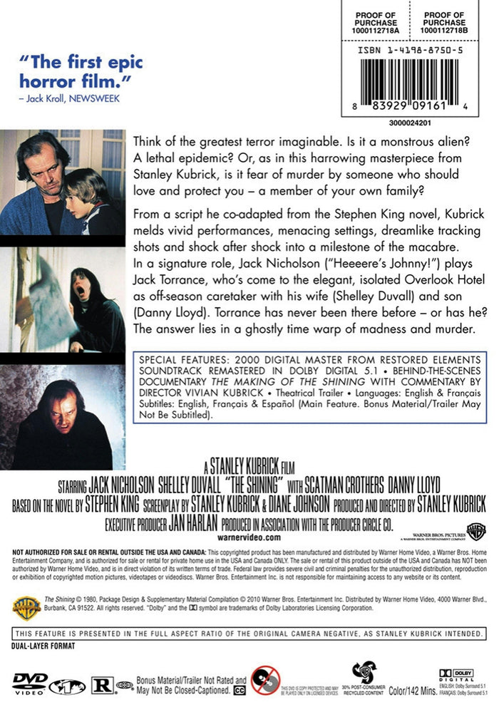 The Shining [DVD]
