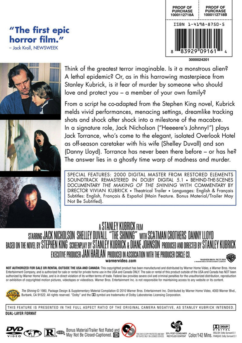 The Shining [DVD]
