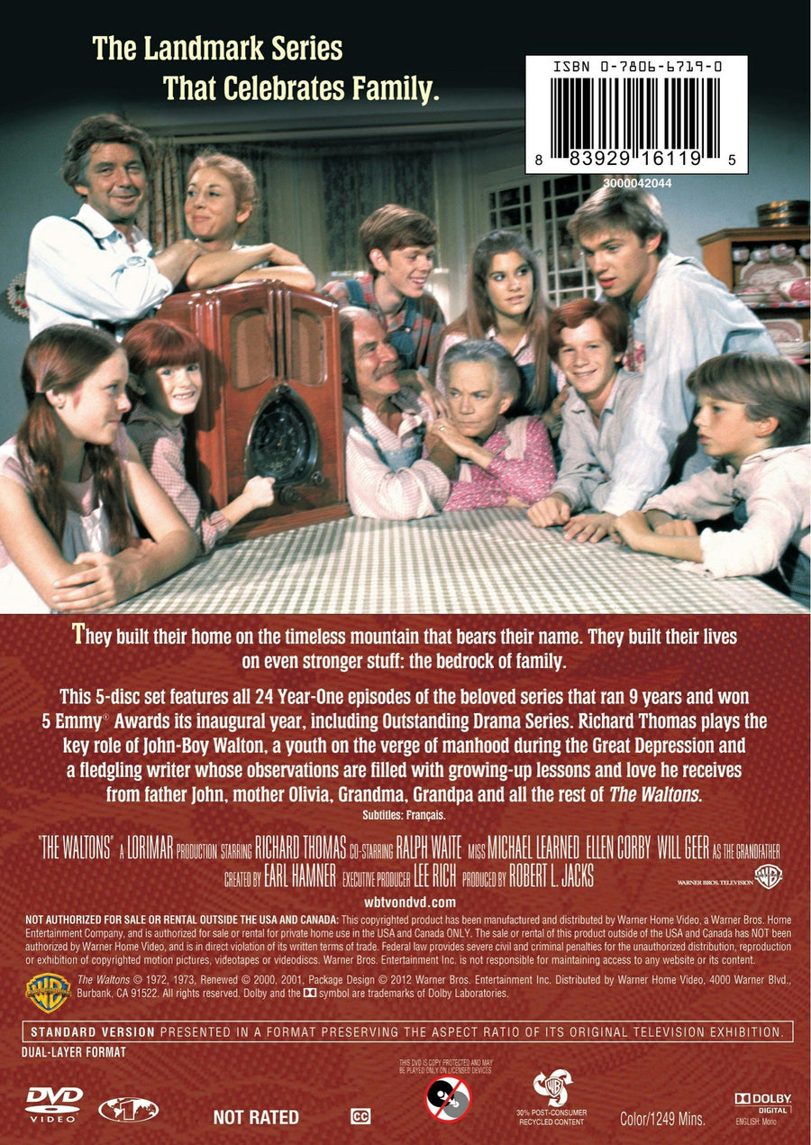 The Waltons: The Complete First Season (Box Set) [DVD]