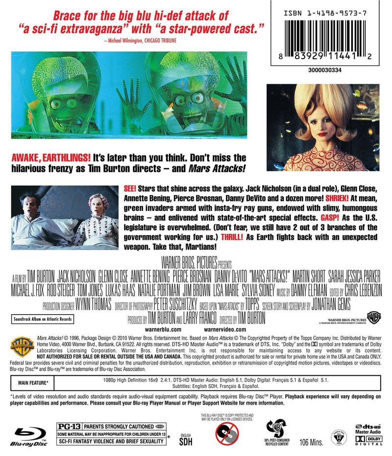 Mars Attacks! [Blu-ray]