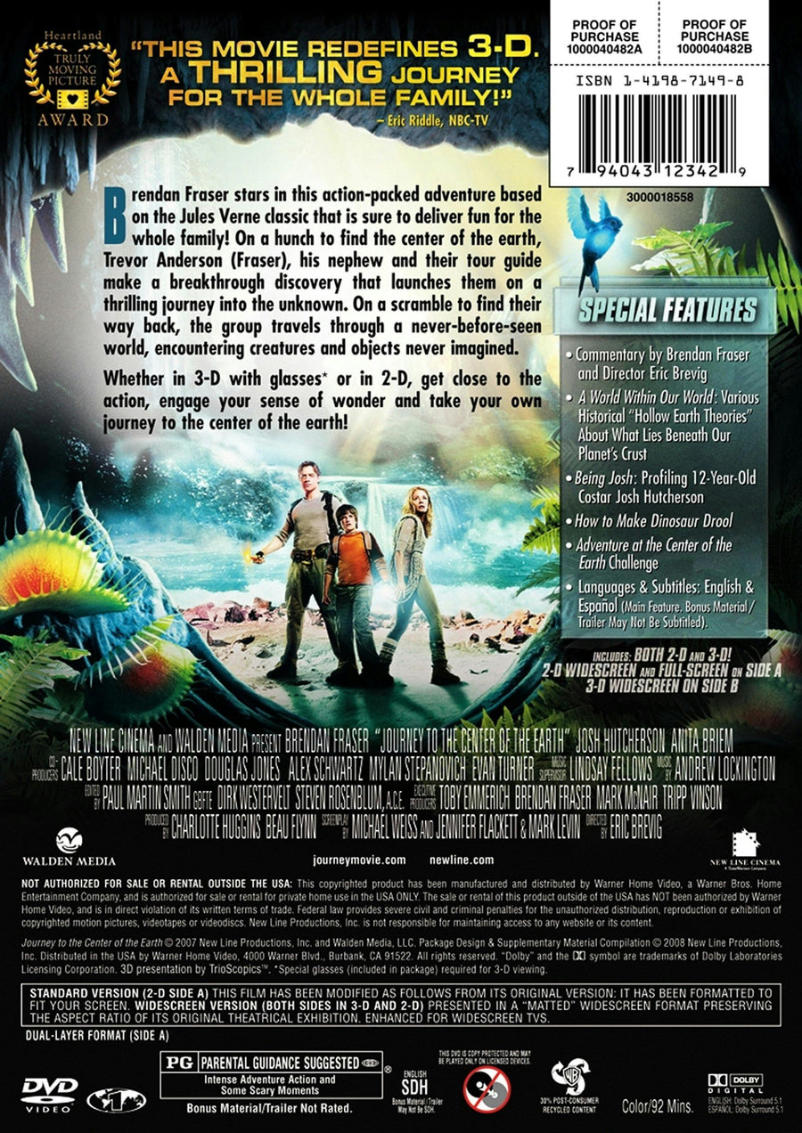 Journey to the Center of the Earth [DVD]