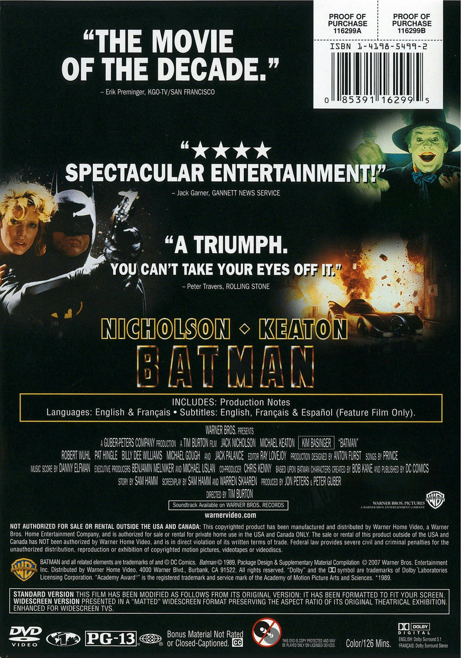 Batman (DVD New Box Art) [DVD]