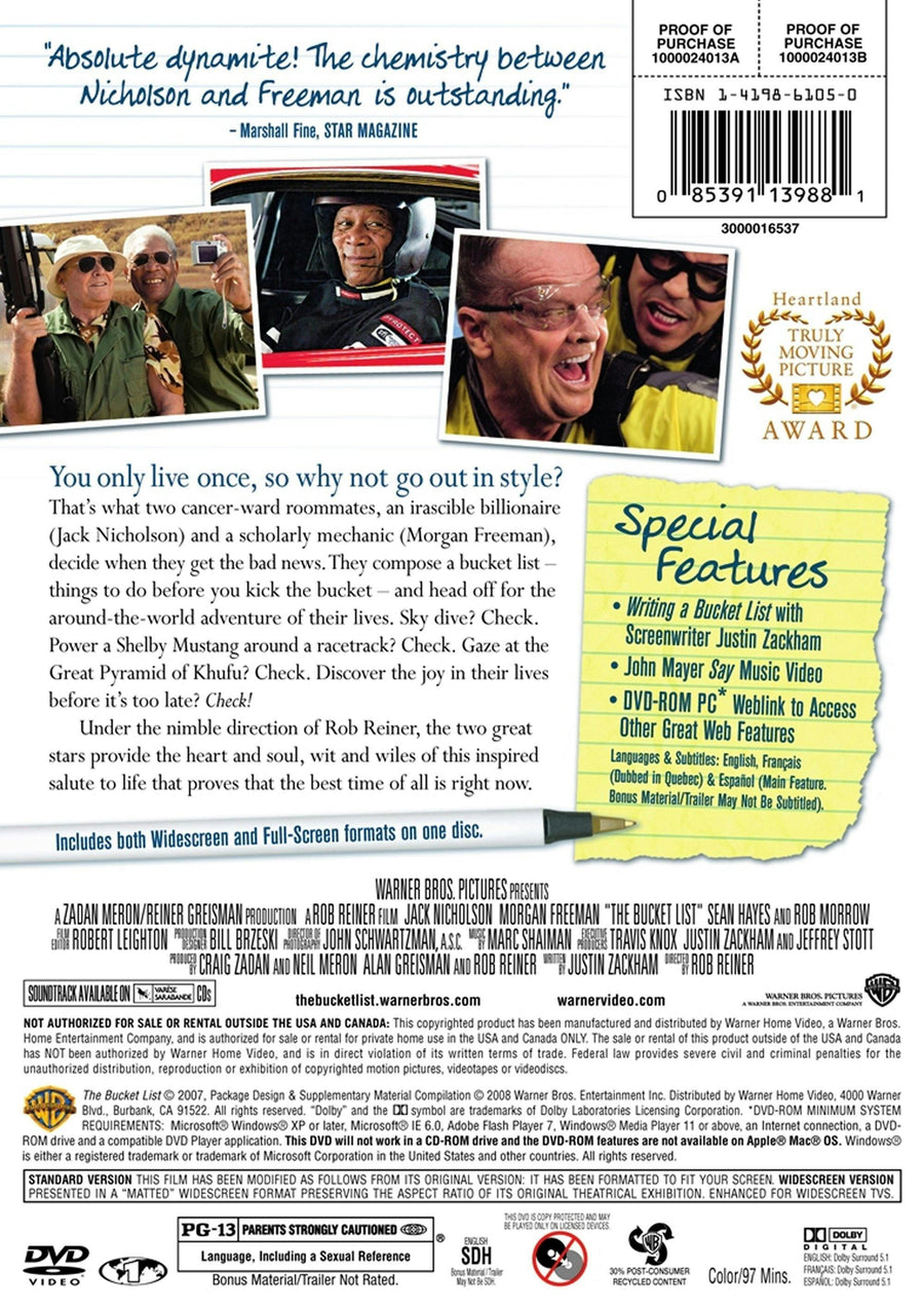 The Bucket List [DVD]