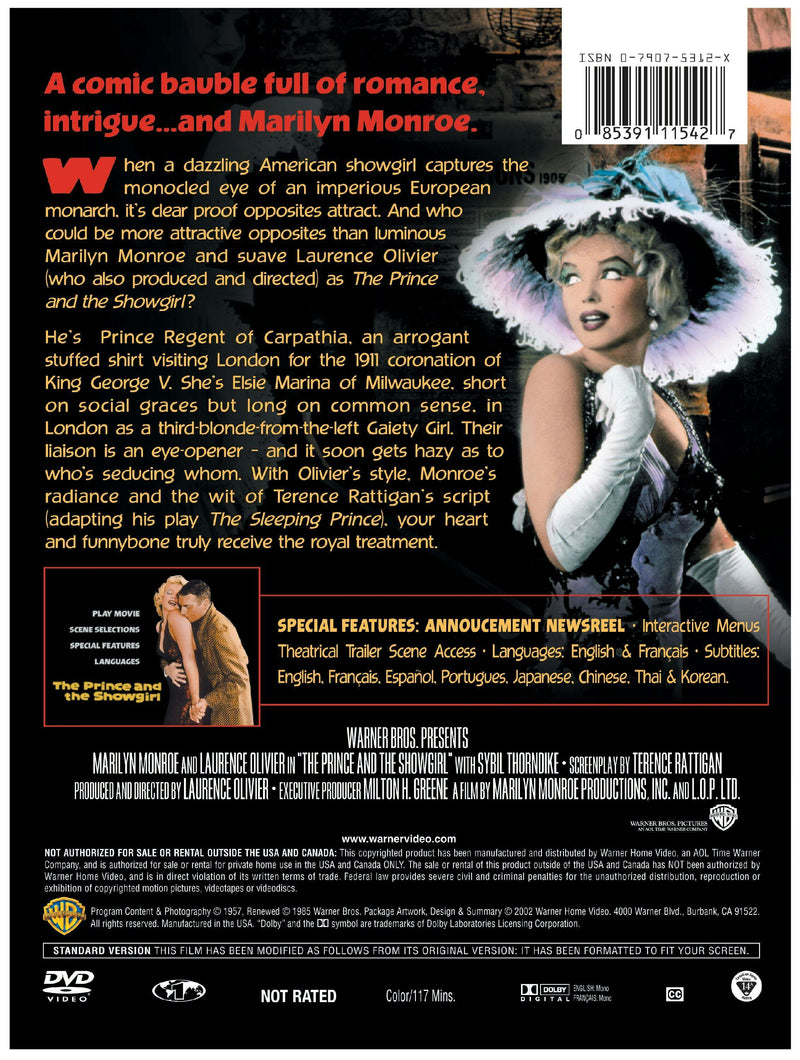 The Prince and the Showgirl (DVD New Box Art) [DVD]
