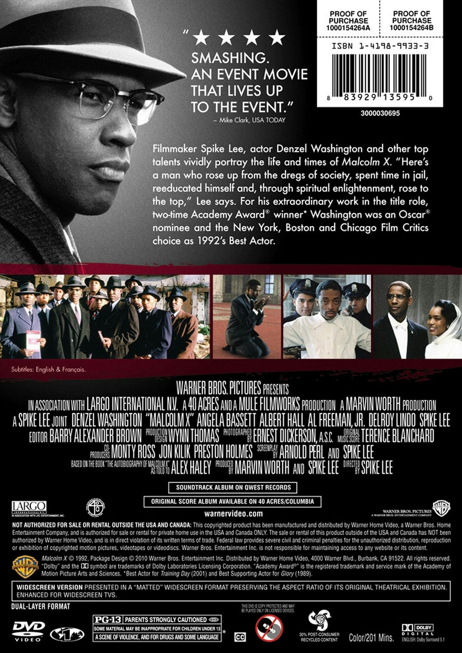 Malcolm X (DVD Widescreen) [DVD]