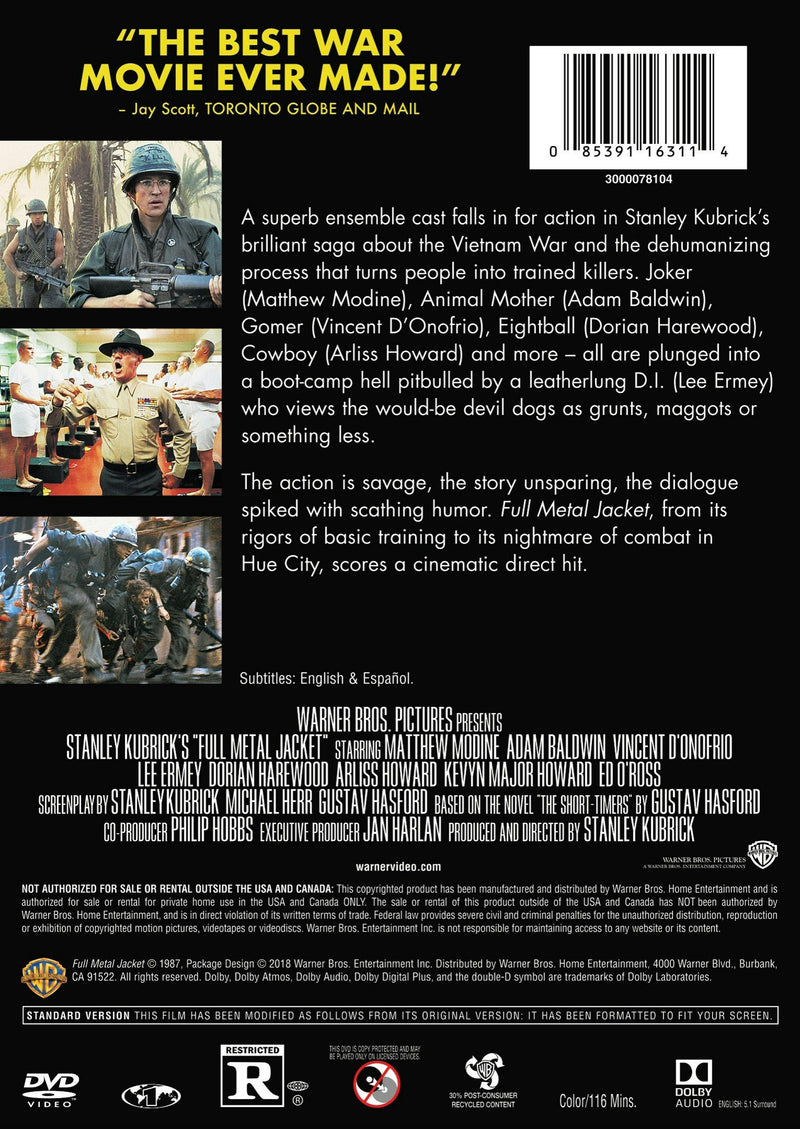 Full Metal Jacket [DVD]