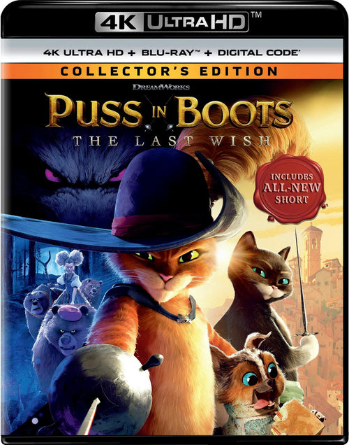 Puss in Boots: The Last Wish (4K Ultra HD + Blu-ray) [UHD]