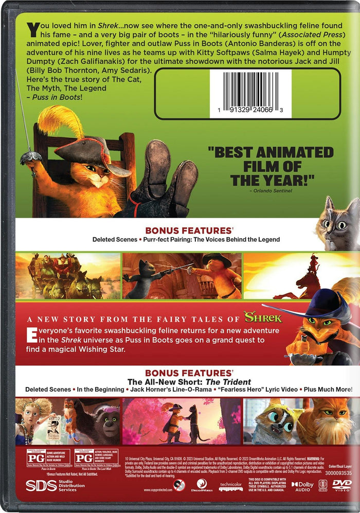 Puss in Boots: 2-movie Collection (DVD Double Feature) [DVD]