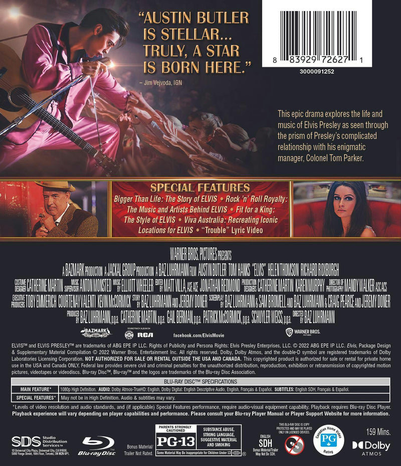 Elvis (with DVD) [Blu-ray]