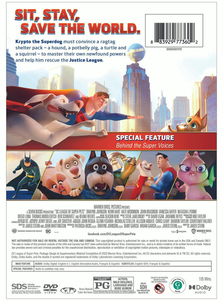 DC League of Super-pets [DVD]