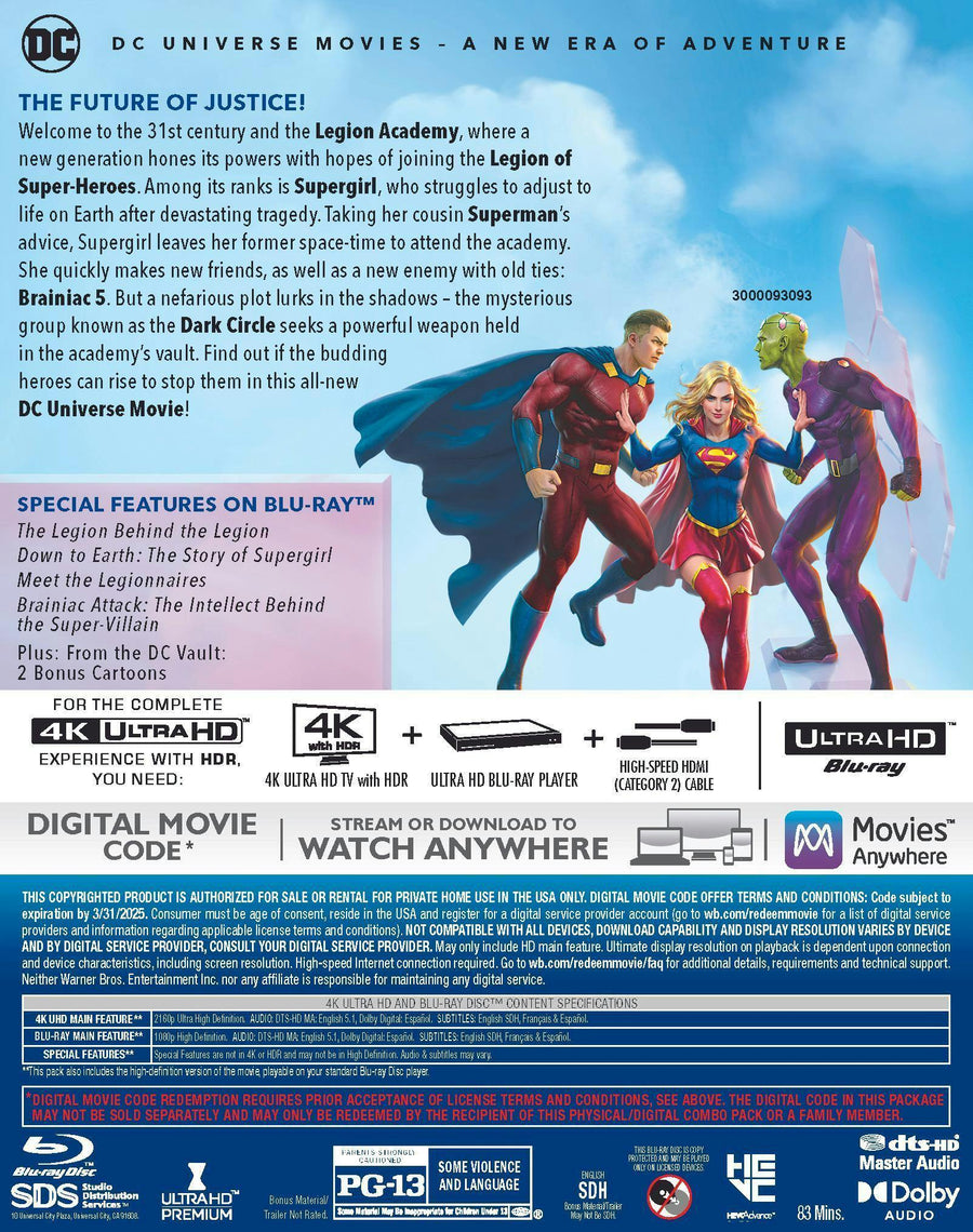 Legion of Super-heroes (4K Ultra HD + Blu-ray) [UHD]