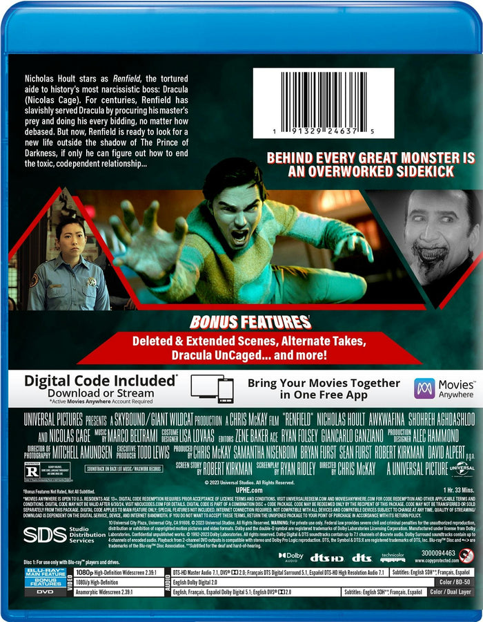 Renfield (with DVD) [Blu-ray]