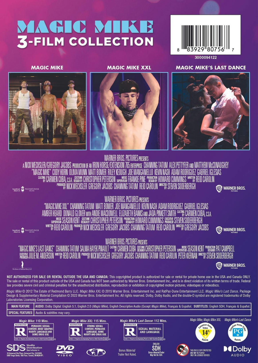 Magic Mike 3-Film Collection (Box Set) [DVD]