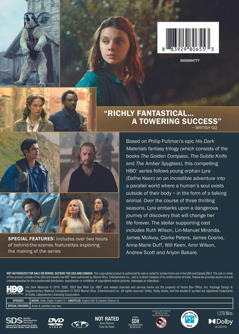 His Dark Materials: The Complete Series (Box Set) [DVD]