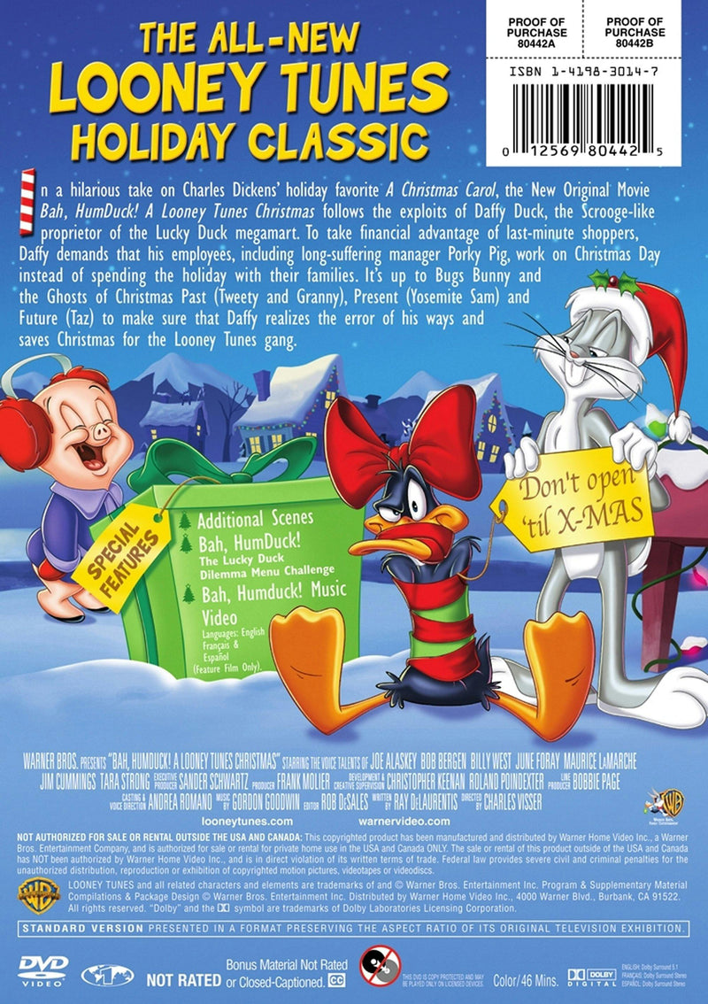 Looney Tunes: Bah Humduck [DVD]