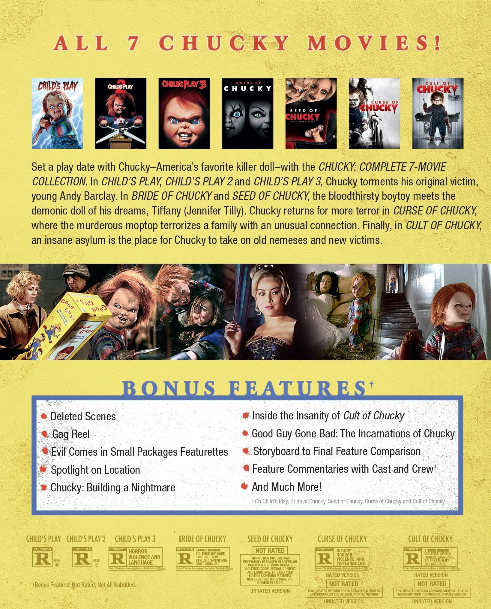Chucky: Complete 7-movie collection [Blu-ray]