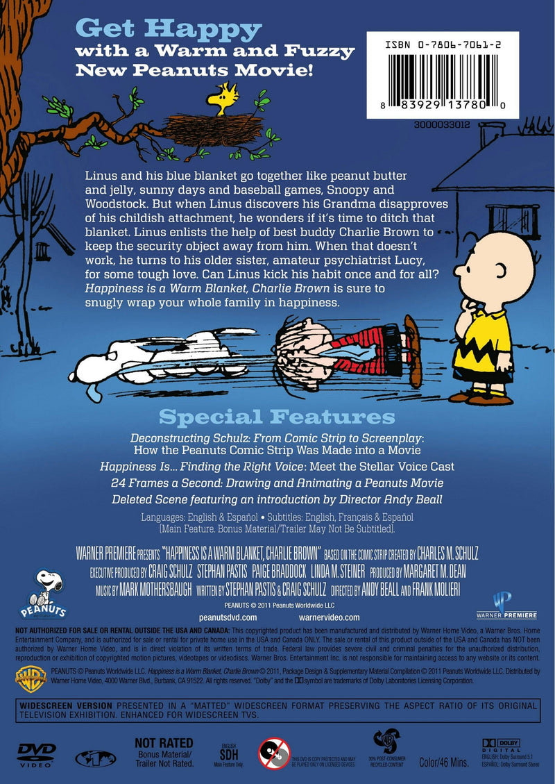 Charlie Brown: Happiness Is a Warm Blanket, Charlie Brown [DVD]