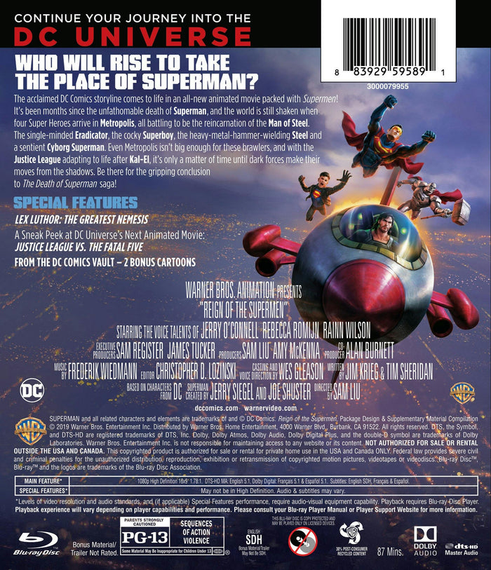 Reign of the Supermen [Blu-ray]
