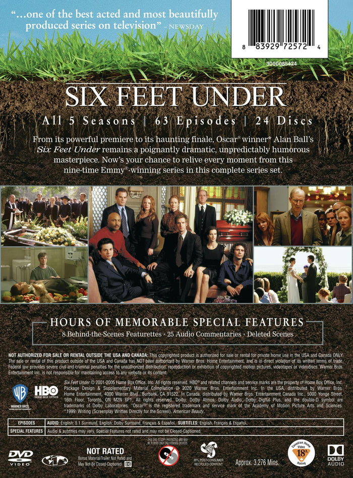 Six Feet Under: The Complete Series (Box Set) [DVD]