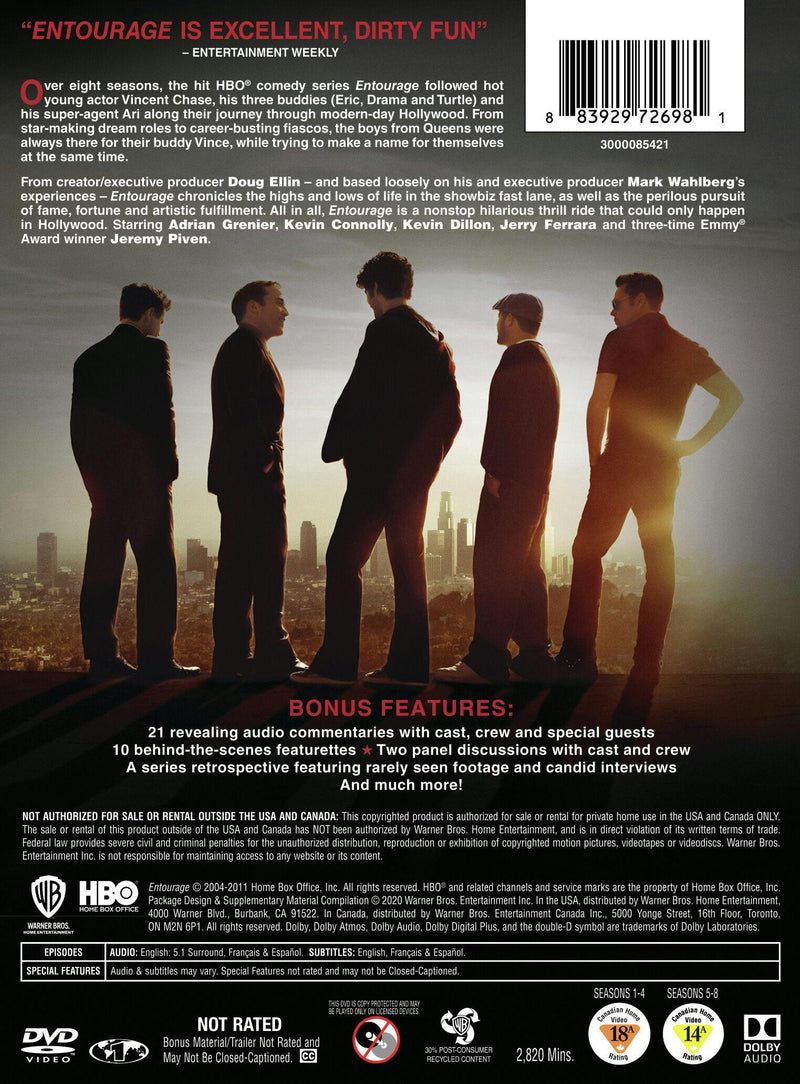 Entourage: The Complete Series (Box Set) [DVD]