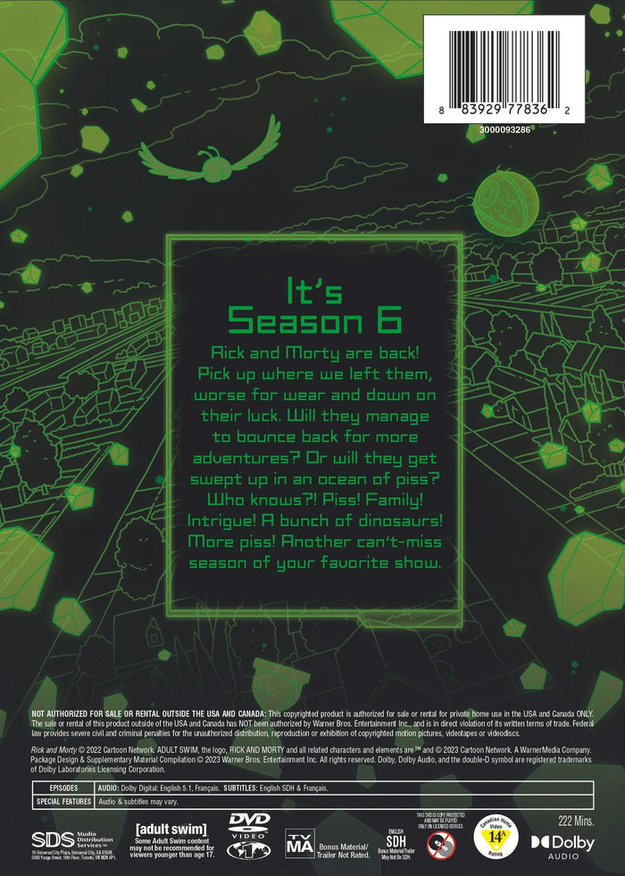 Rick and Morty: Season 6 [DVD]