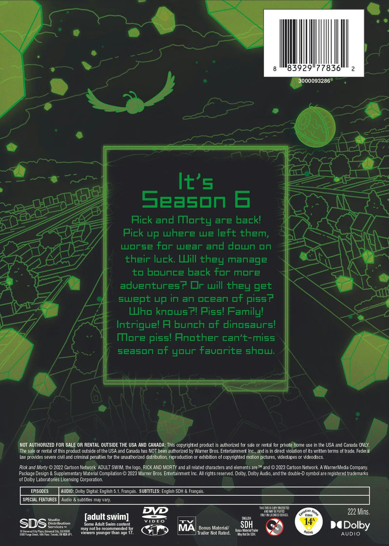 Rick and Morty: Season 6 [DVD]