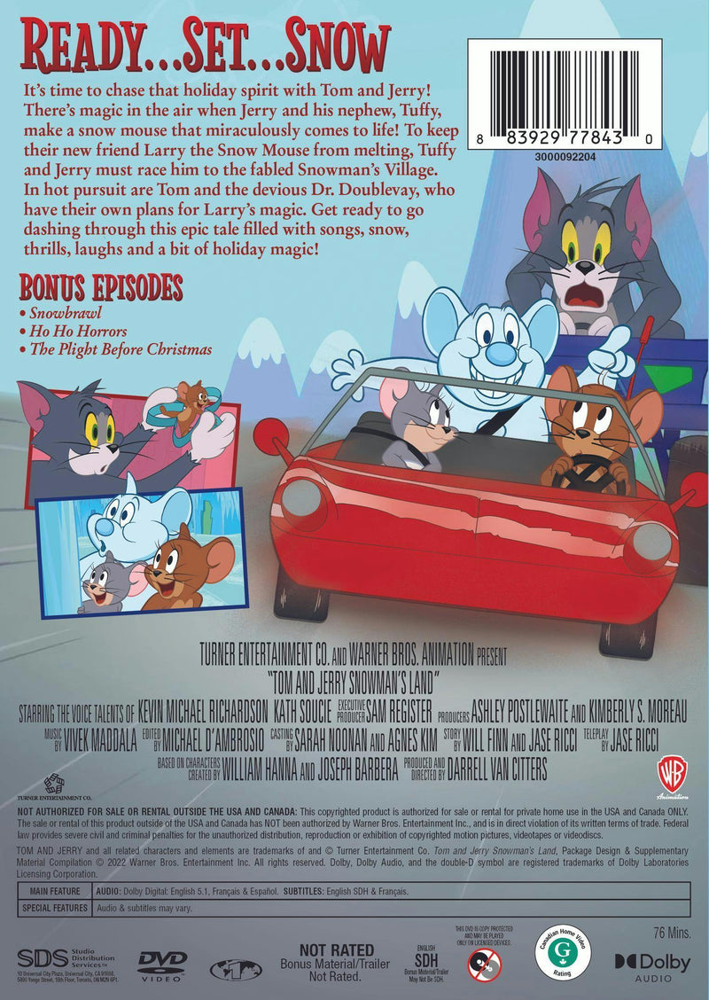 Tom and Jerry: Snowman's Land [DVD]