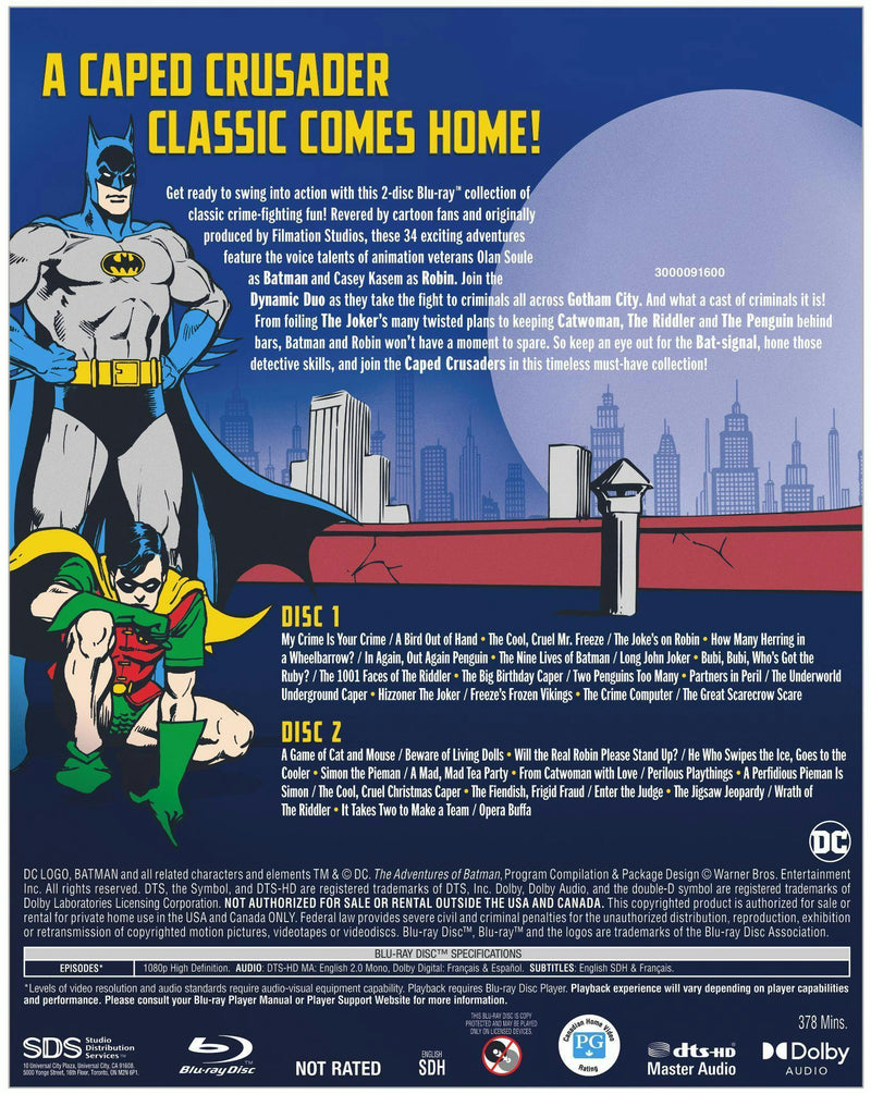 The Adventures of Batman: The Complete Collection [Blu-ray]