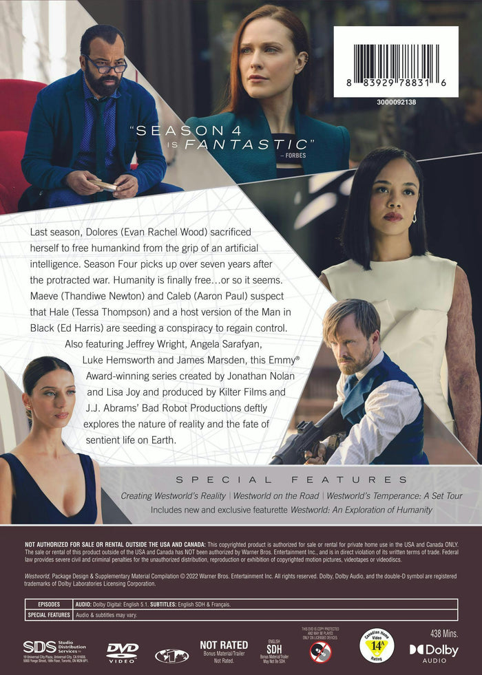 Westworld: Season Four - The Choice (Box Set) [DVD]