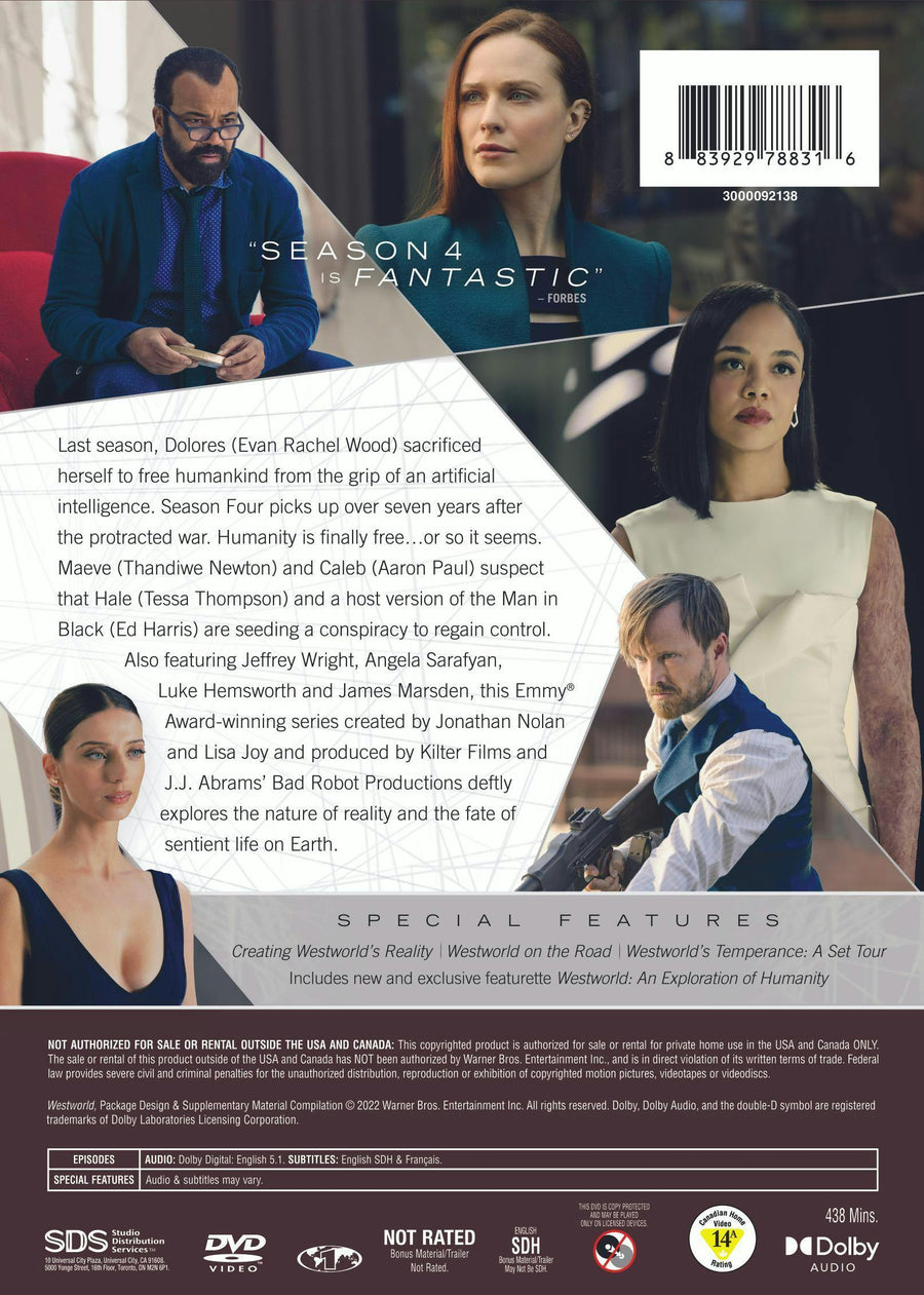 Westworld: Season Four - The Choice (Box Set) [DVD]