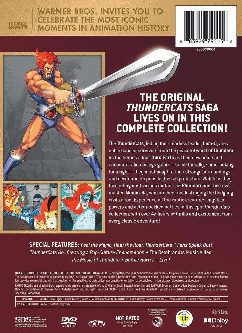 Thundercats: The Complete Collection (Box Set) [DVD]