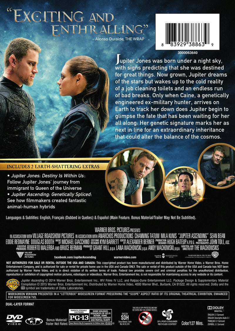 Jupiter Ascending [DVD]