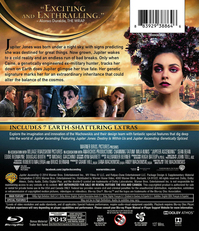 Jupiter Ascending [Blu-ray]