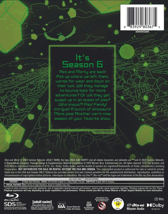 Rick and Morty: Season 6 [Blu-ray]