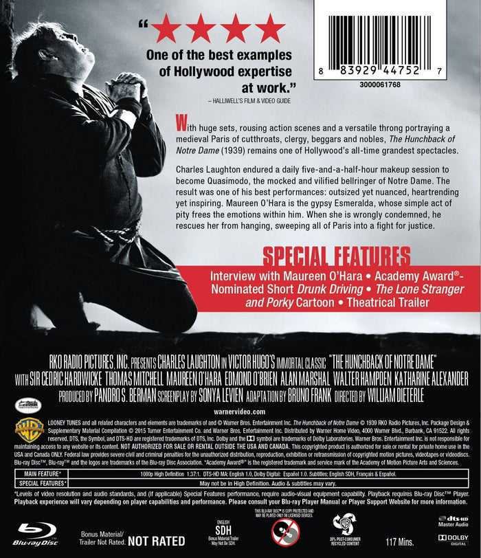 The Hunchback of Notre Dame [Blu-ray]