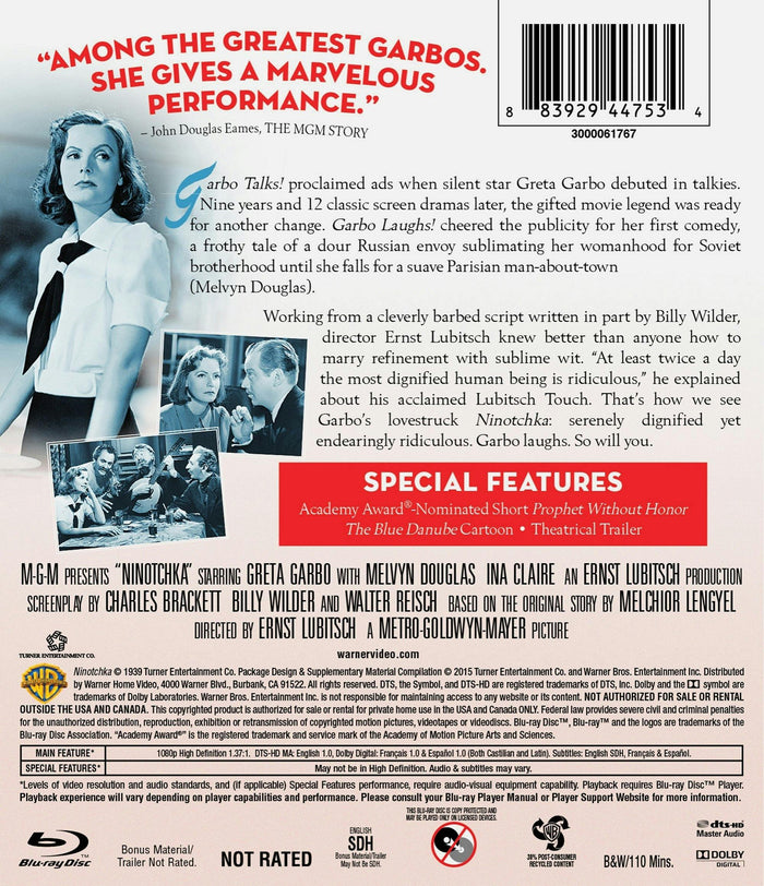 Ninotchka [Blu-ray]