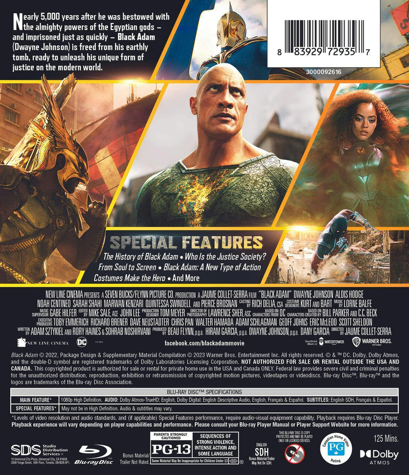 Black Adam (Blu-ray) [Blu-ray]