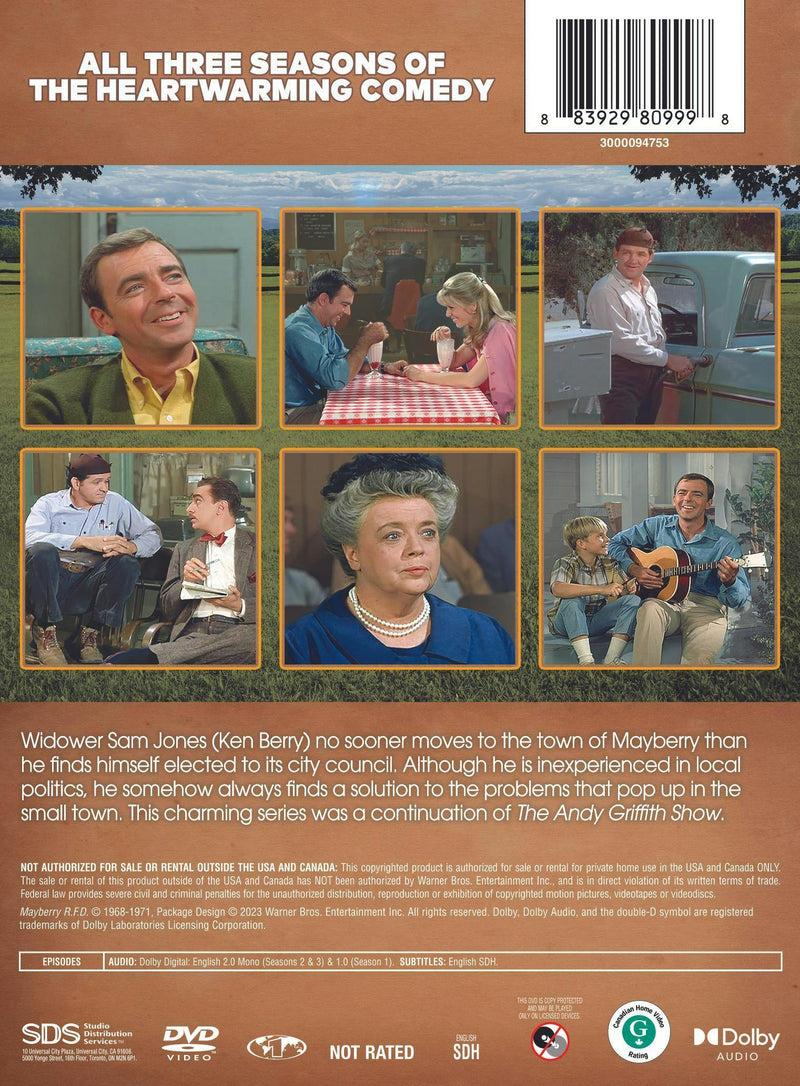 Mayberry R.F.D.: The Complete Series (Box Set) [DVD]