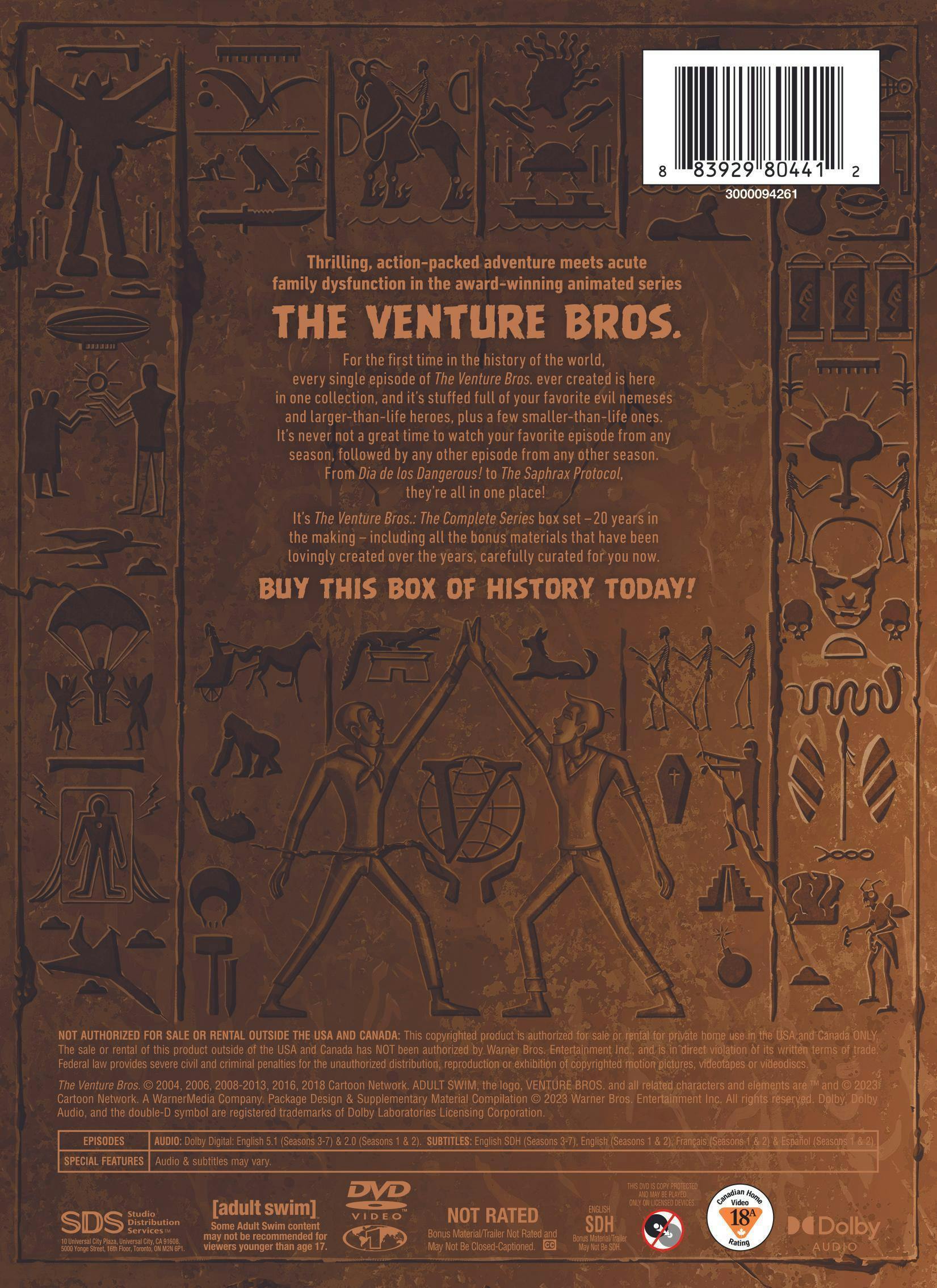 The Venture Bros.: The Complete Series (Box Set) [DVD] – GRUV