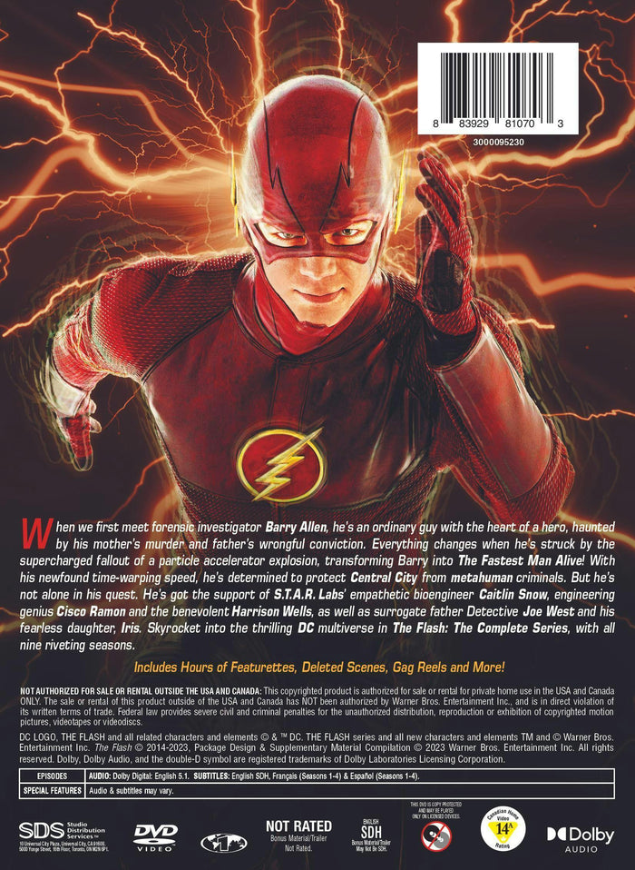The Flash: The Complete Series (Box Set) [DVD]