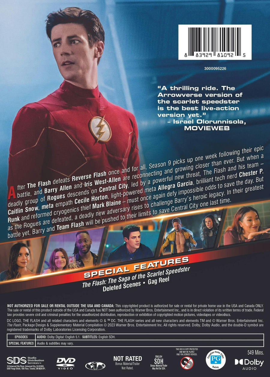 The Flash: The Ninth and Final Season (Box Set) [DVD]