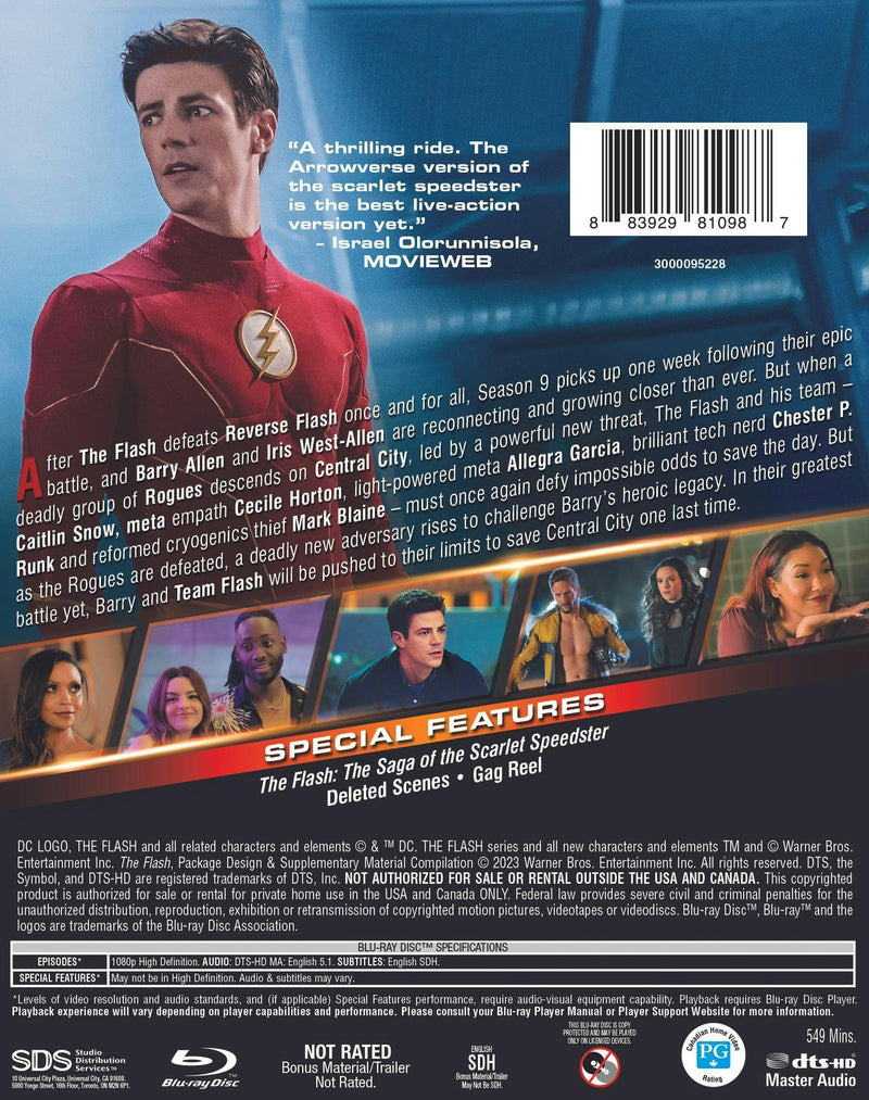 The Flash: The Ninth and Final Season (Box Set) [Blu-ray]